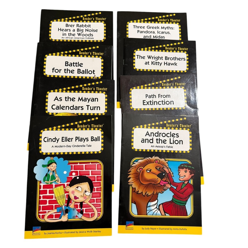 Benchmark Education Reader's Theater Script Book Folktales History Science-8